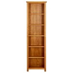 vidaXL Bibliotecă cu 6 rafturi, 52x22x180 cm, lemn masiv de stejar vidaXL Bibliotecă cu 6 rafturi, 52x22x180 cm, lemn masiv de stejar
