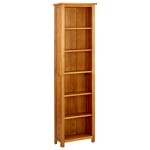 vidaXL Bibliotecă cu 6 rafturi, 52x22x180 cm, lemn masiv de stejar vidaXL Bibliotecă cu 6 rafturi, 52x22x180 cm, lemn masiv de stejar