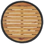 vidaXL Canapea de grădină cu perne, semi-rotundă, negru, poliratan vidaXL Canapea de grădină cu perne, semi-rotundă, negru, poliratan
