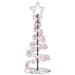 vidaXL Pom de Crăciun cu LED-uri 80 LED-uri alb cald 120 cm