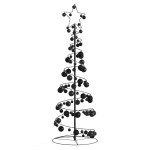 vidaXL Pom de Crăciun cu LED-uri 100 LED-uri alb cald 150 cm