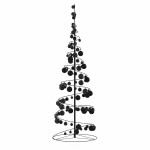 vidaXL Pom de Crăciun cu LED-uri 100 LED-uri alb cald 150 cm