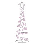 vidaXL Pom de Crăciun cu LED-uri 100 LED-uri alb cald 150 cm