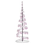 vidaXL Pom de Crăciun cu LED-uri 100 LED-uri alb cald 150 cm