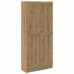 vidaXL Dulap înalt, stejar artizanal, 82,5x30,5x185 cm, lemn prelucrat vidaXL Dulap înalt, stejar artizanal, 82,5x30,5x185 cm, lemn prelucrat