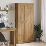 vidaXL Dulap înalt, stejar artizanal, 82,5x30,5x185 cm, lemn prelucrat vidaXL Dulap înalt, stejar artizanal, 82,5x30,5x185 cm, lemn prelucrat