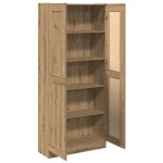 vidaXL Dulap înalt, stejar artizanal, 82,5x30,5x185 cm, lemn prelucrat vidaXL Dulap înalt, stejar artizanal, 82,5x30,5x185 cm, lemn prelucrat