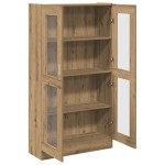 vidaXL Dulap înalt, stejar artizanal, 82,5x30,5x150 cm, lemn prelucrat vidaXL Dulap înalt, stejar artizanal, 82,5x30,5x150 cm, lemn prelucrat
