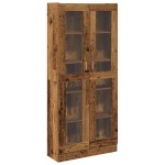 vidaXL Dulap înalt, lemn vechi, 82,5x30,5x185 cm, lemn prelucrat vidaXL Dulap înalt, lemn vechi, 82,5x30,5x185 cm, lemn prelucrat