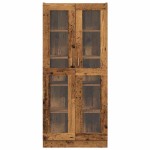 vidaXL Dulap înalt, lemn vechi, 82,5x30,5x185 cm, lemn prelucrat vidaXL Dulap înalt, lemn vechi, 82,5x30,5x185 cm, lemn prelucrat