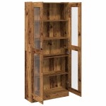 vidaXL Dulap înalt, lemn vechi, 82,5x30,5x185 cm, lemn prelucrat vidaXL Dulap înalt, lemn vechi, 82,5x30,5x185 cm, lemn prelucrat