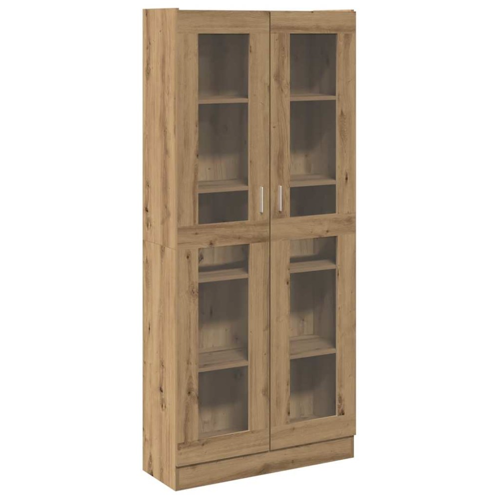 vidaXL Dulap înalt, stejar artizanal, 82,5x30,5x185 cm, lemn prelucrat