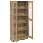 vidaXL Dulap înalt, stejar artizanal, 82,5x30,5x185 cm, lemn prelucrat vidaXL Dulap înalt, stejar artizanal, 82,5x30,5x185 cm, lemn prelucrat