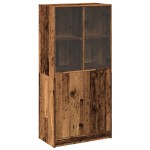 vidaXL Dulap înalt cu uși, lemn vechi, 68x37x142 cm, lemn prelucrat vidaXL Dulap înalt cu uși, lemn vechi, 68x37x142 cm, lemn prelucrat