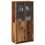 vidaXL Dulap înalt cu uși, lemn vechi, 68x37x142 cm, lemn prelucrat vidaXL Dulap înalt cu uși, lemn vechi, 68x37x142 cm, lemn prelucrat