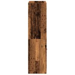 vidaXL Dulap înalt cu uși, lemn vechi, 68x37x142 cm, lemn prelucrat vidaXL Dulap înalt cu uși, lemn vechi, 68x37x142 cm, lemn prelucrat