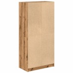 vidaXL Dulap înalt cu uși stejar artizanal 68x37x142 cm lemn prelucrat vidaXL Dulap înalt cu uși stejar artizanal 68x37x142 cm lemn prelucrat