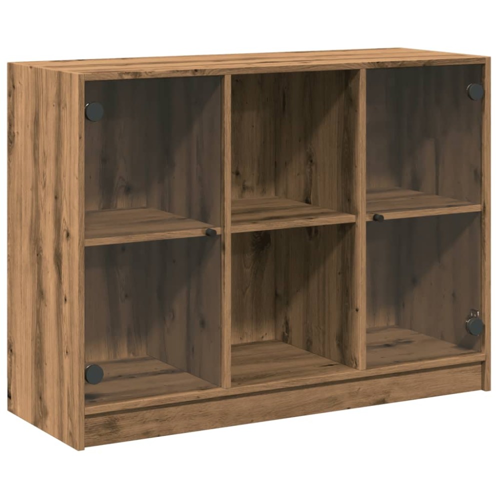 vidaXL Dulap, stejar artizanal, 102x37x75,5 cm, lemn prelucrat