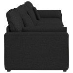 vidaXL Canapea modulară cu perne, negru vidaXL Canapea modulară cu perne, negru