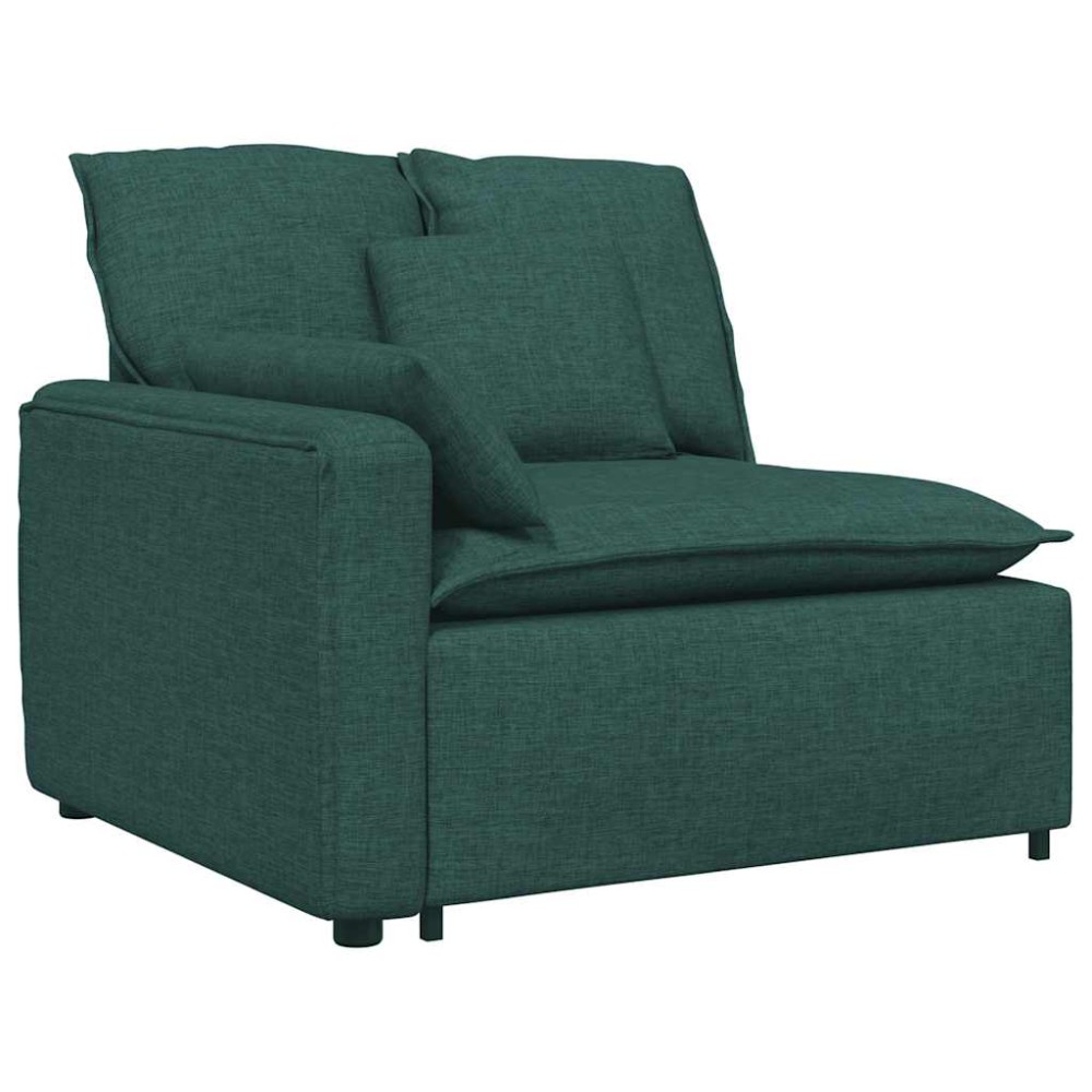 vidaXL Canapea modulară cu perne, verde închis