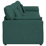 vidaXL Canapea modulară cu perne, verde închis vidaXL Canapea modulară cu perne, verde închis