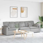 vidaXL Canapea modulară cu perne, gri nor vidaXL Canapea modulară cu perne, gri nor