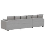 vidaXL Canapea modulară cu perne, gri nor vidaXL Canapea modulară cu perne, gri nor