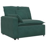 vidaXL Canapea modulară cu perne, verde închis vidaXL Canapea modulară cu perne, verde închis