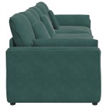vidaXL Canapea modulară cu perne, verde închis vidaXL Canapea modulară cu perne, verde închis