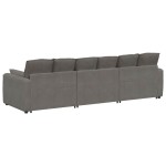 vidaXL Canapea modulară cu perne, gri deschis vidaXL Canapea modulară cu perne, gri deschis