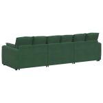 vidaXL Canapea modulară cu perne, verde închis