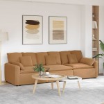 vidaXL Canapea modulară cu perne, bej vidaXL Canapea modulară cu perne, bej