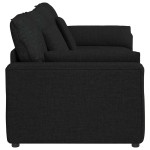 vidaXL Canapea modulară cu perne, negru vidaXL Canapea modulară cu perne, negru