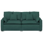 vidaXL Canapea modulară cu perne, verde închis vidaXL Canapea modulară cu perne, verde închis