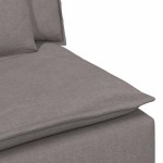 vidaXL Canapea modulară cu perne, gri taupe vidaXL Canapea modulară cu perne, gri taupe