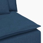 vidaXL Canapea modulară cu perne, albastru vidaXL Canapea modulară cu perne, albastru