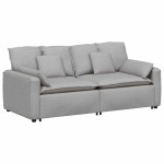 vidaXL Canapea modulară cu perne, gri nor vidaXL Canapea modulară cu perne, gri nor