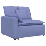 vidaXL Canapea modulară cu perne, albastru jeans vidaXL Canapea modulară cu perne, albastru jeans