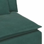 vidaXL Canapea modulară cu perne, verde închis vidaXL Canapea modulară cu perne, verde închis