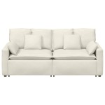vidaXL Canapea modulară cu perne, crem vidaXL Canapea modulară cu perne, crem