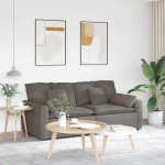 vidaXL Canapea modulară cu perne, gri deschis vidaXL Canapea modulară cu perne, gri deschis