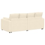 vidaXL Canapea modulară cu perne, crem vidaXL Canapea modulară cu perne, crem