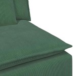 vidaXL Canapea modulară cu perne, verde închis