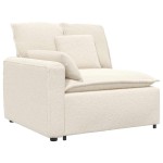 vidaXL Canapea modulară cu perne, crem vidaXL Canapea modulară cu perne, crem