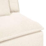 vidaXL Canapea modulară cu perne, crem vidaXL Canapea modulară cu perne, crem
