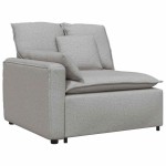 vidaXL Canapea modulară cu perne, gri nor, textil vidaXL Canapea modulară cu perne, gri nor, textil