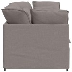 vidaXL Canapea modulară cu perne, gri taupe, textil vidaXL Canapea modulară cu perne, gri taupe, textil