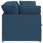 vidaXL Canapea modulară cu perne, albastru, textil