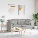vidaXL Canapea modulară cu perne, gri nor, textil vidaXL Canapea modulară cu perne, gri nor, textil