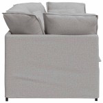 vidaXL Canapea modulară cu perne, gri nor, textil vidaXL Canapea modulară cu perne, gri nor, textil